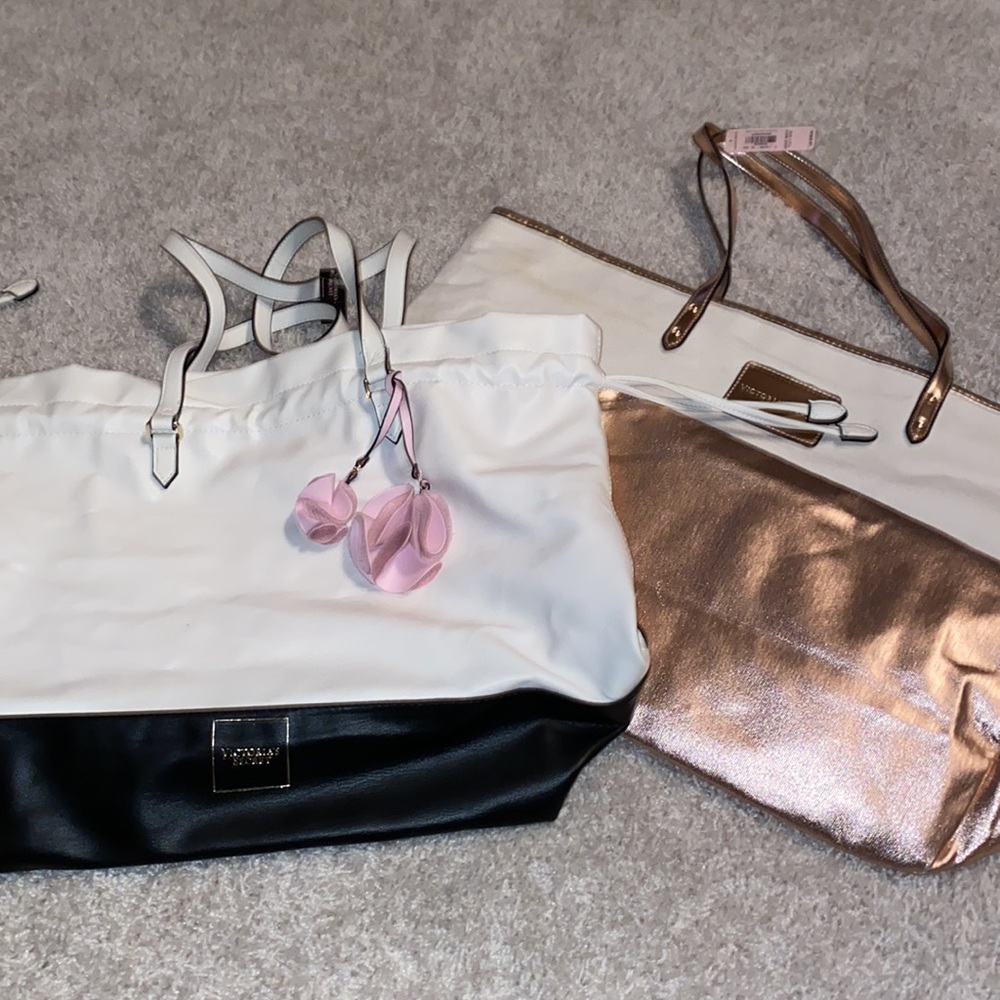 NWT Victoria secret tote x2